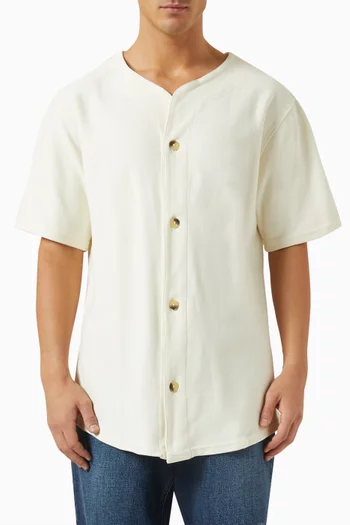 Barry Baseball Shirt in Cotton Jersey