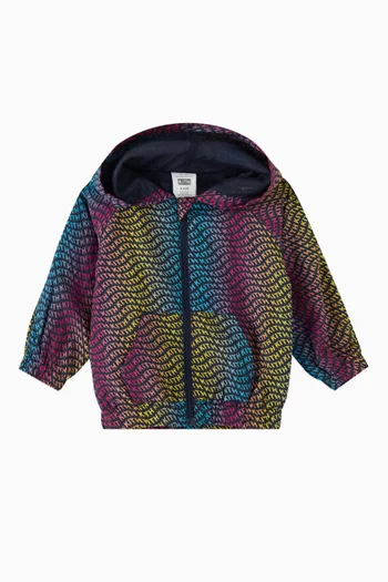 Novelty Printed Hoodie in Cotton
