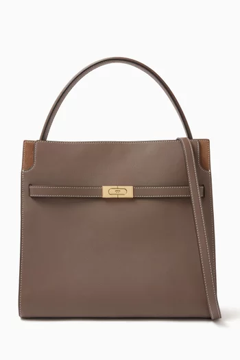 Lee Radziwill Double Bag in Leather