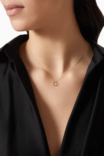 Cosmic Strip Diamond Necklace in 18kt Gold