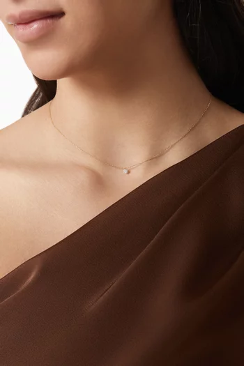 Danaé Diamond Necklace in 18kt Gold