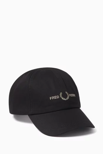 Logo-embroidered Cap in Cotton