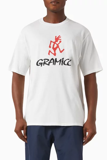 Logo T-shirt in Organic Cotton-jersey