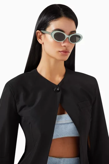 Unisex Jeans GRC4 Sunglasses in Acetate