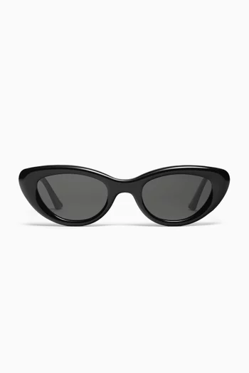 Unisex Conic 01 Cat-eye Sunglasses in Acetate