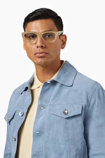 Unisex Conic P4 Cat-eye Sunglasses in Acetate