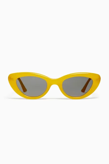 نظارة شمسية كونيك واي سي 7 بتصميم عين القطة أسيتات للجنسين