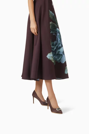 Nova 90 Pumps in Embellished Satin