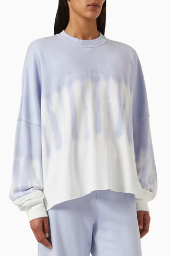 Rylan Tie-Dye Sweatshirt in Cotton Blend