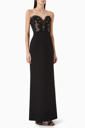 Alisa Strapless Gown