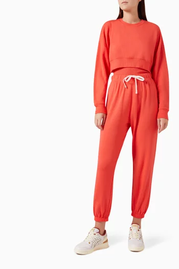 Andie Oversized Sweatpants in Fleece