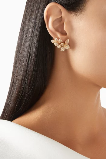 Stella in Fiore Diamond Earrings in 18kt Gold