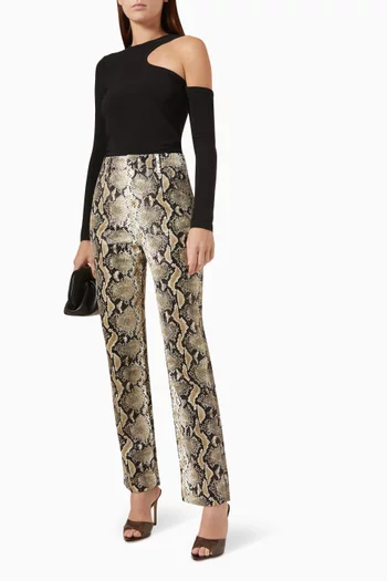Restless Serpent Pants in Faux Leather