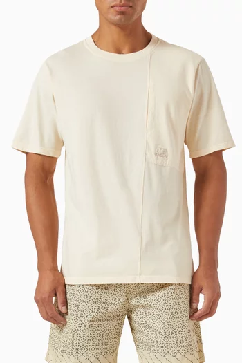 Logo Pocket T-shirt in 20/1 Cotton Jersey