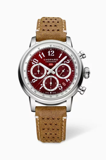 Mille Miglia Classic Chronograph Stainless Steel Watch, 40.5mm