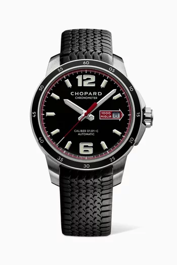 Mille Miglia Mechanical Stainless Steel Watch, 43mm