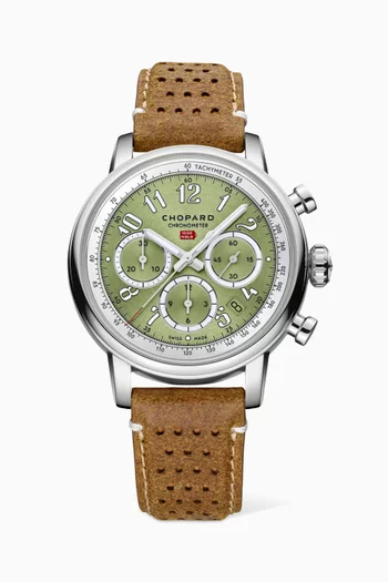 Mille Miglia Classic Chronograph Stainless Steel Watch, 40.5mm