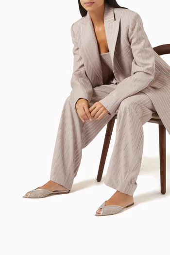 Katy 20 Flats in Satin