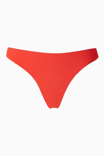 Basic Ruched Bikini Briefs