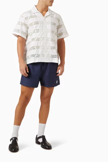 Tennis Short-sleeve Shirt in Lace