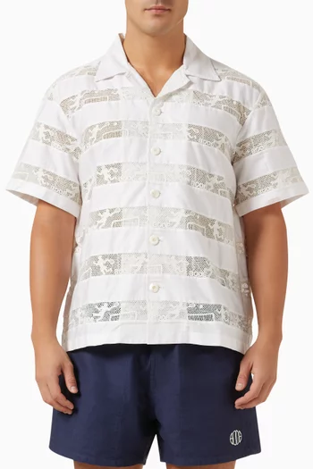 Tennis Short-sleeve Shirt in Lace
