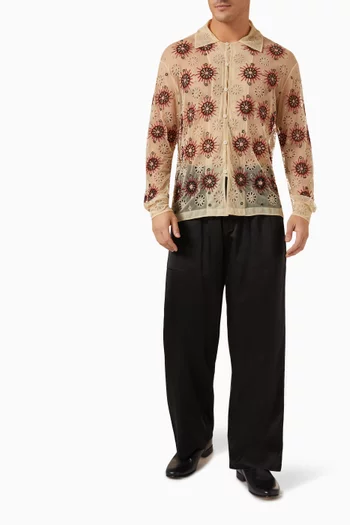 Solarium Long-sleeved Shirt in Mesh