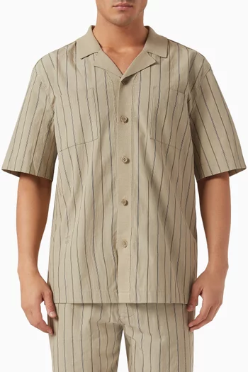 Justin Striped Shirt in Cotton
