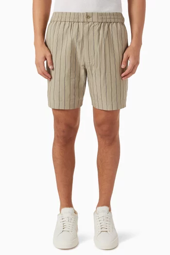Sebastian Striped Shorts in Cotton