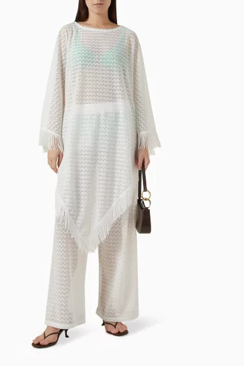 Sienna Wide-leg Pants in Cotton-knit