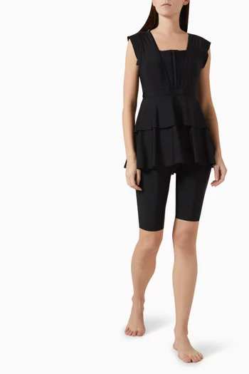 Pocket Swim Shorts in Nylon-blend