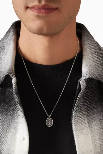 Achievement Wasp Talisman Necklace in Sterling Silver