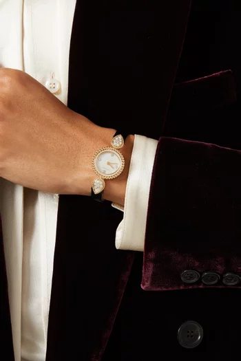Serpent Bohème Diamond Watch in 18kt yellow gold, 23mm