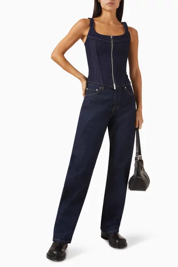 Rainy Corset in Denim