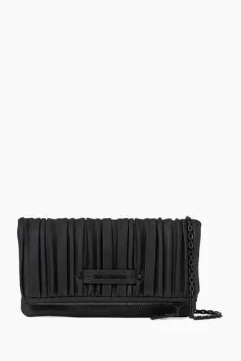 Small K/Kushion Clutch Bag in Recycled Faux Leather