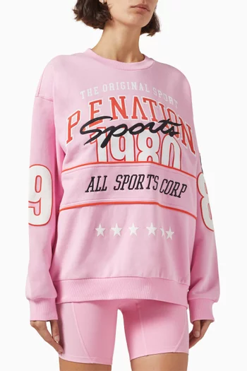 Summer League Sweatshirt in Cotton-blend