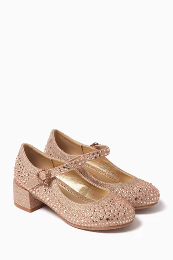 Embellished Glitter Shoes
