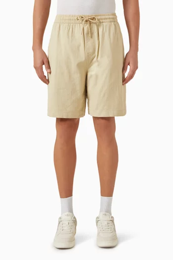 Textured Shorts in Cotton