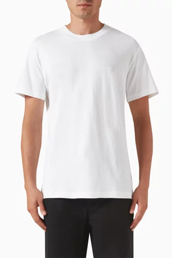 Institutional T-shirt in Cotton-jersey