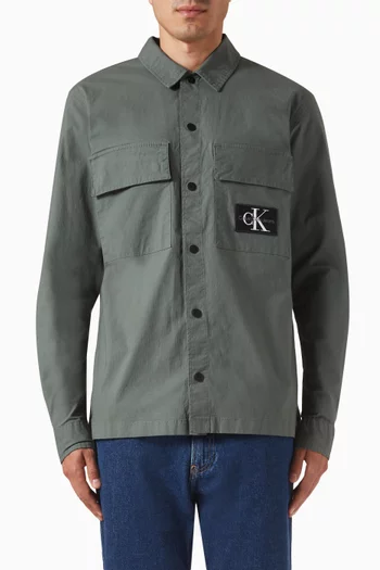 Utility Shirt Jacket in Cotton