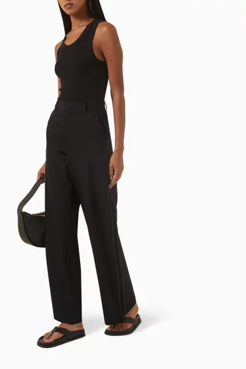 Soft Rib Singlet in Organic Cotton