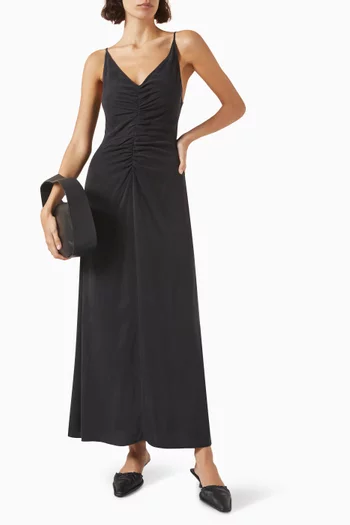 Sleeveless Maxi Dress in LENZING™ Lyocell Blend