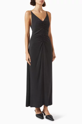 Sleeveless Maxi Dress in LENZING™ Lyocell Blend