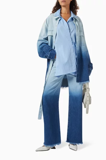 Ombré-effect High-rise Boyfriend Jeans