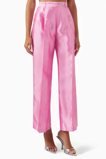 Wide-leg Pants in Mikado