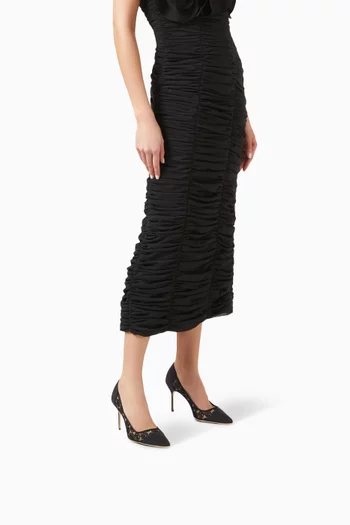 Capcour 90 Pumps in Lace & Nappa