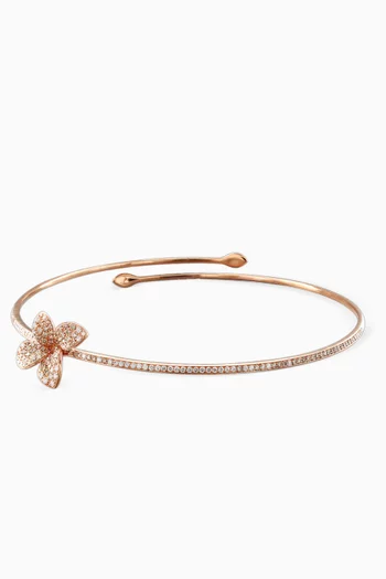 Petit Garden Diamond Choker Necklace in 18kt Rose Gold