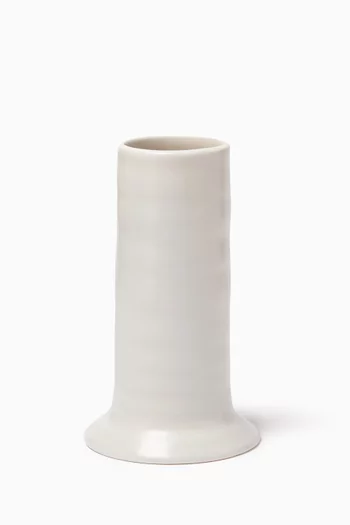 Small Dubai Ripple Vase in Porcelain