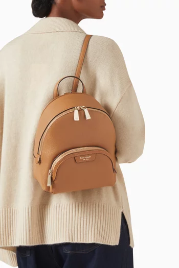 Small Hudson Backpack in Pebbled Leather