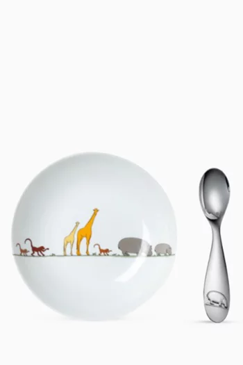 Savane-Baby Cereal Bowl and Spoon Set