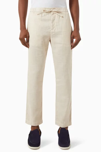 Oscar Chino Pants in Linen-blend